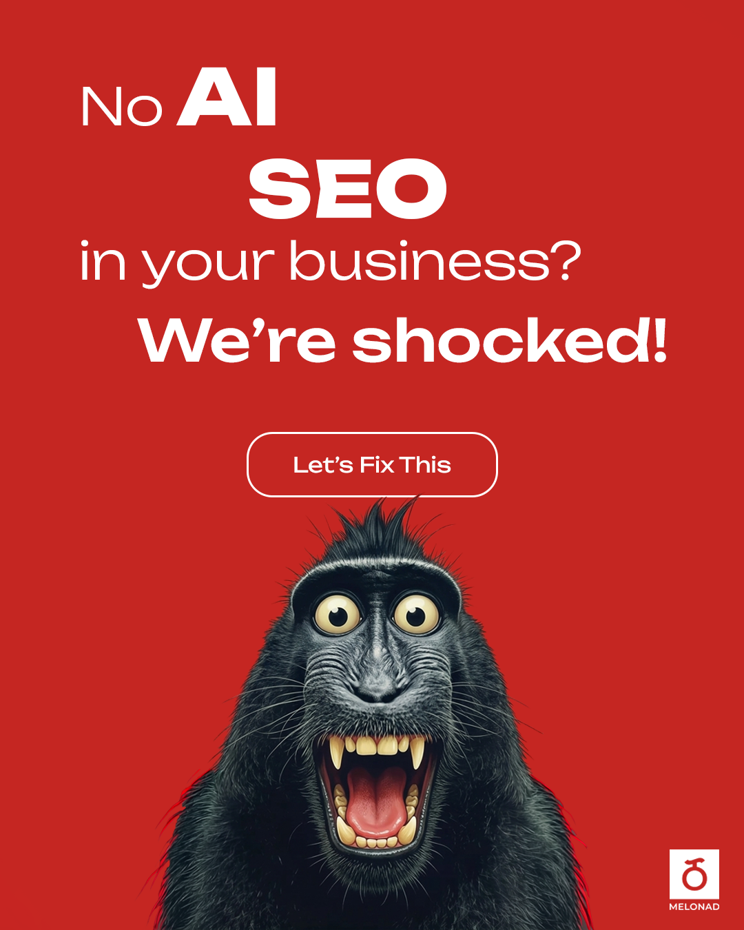 MELONAD Facebook ad: AI SEO That Gets Results