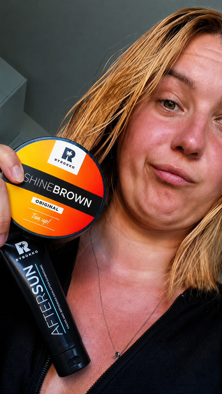 Shine brown Facebook ad