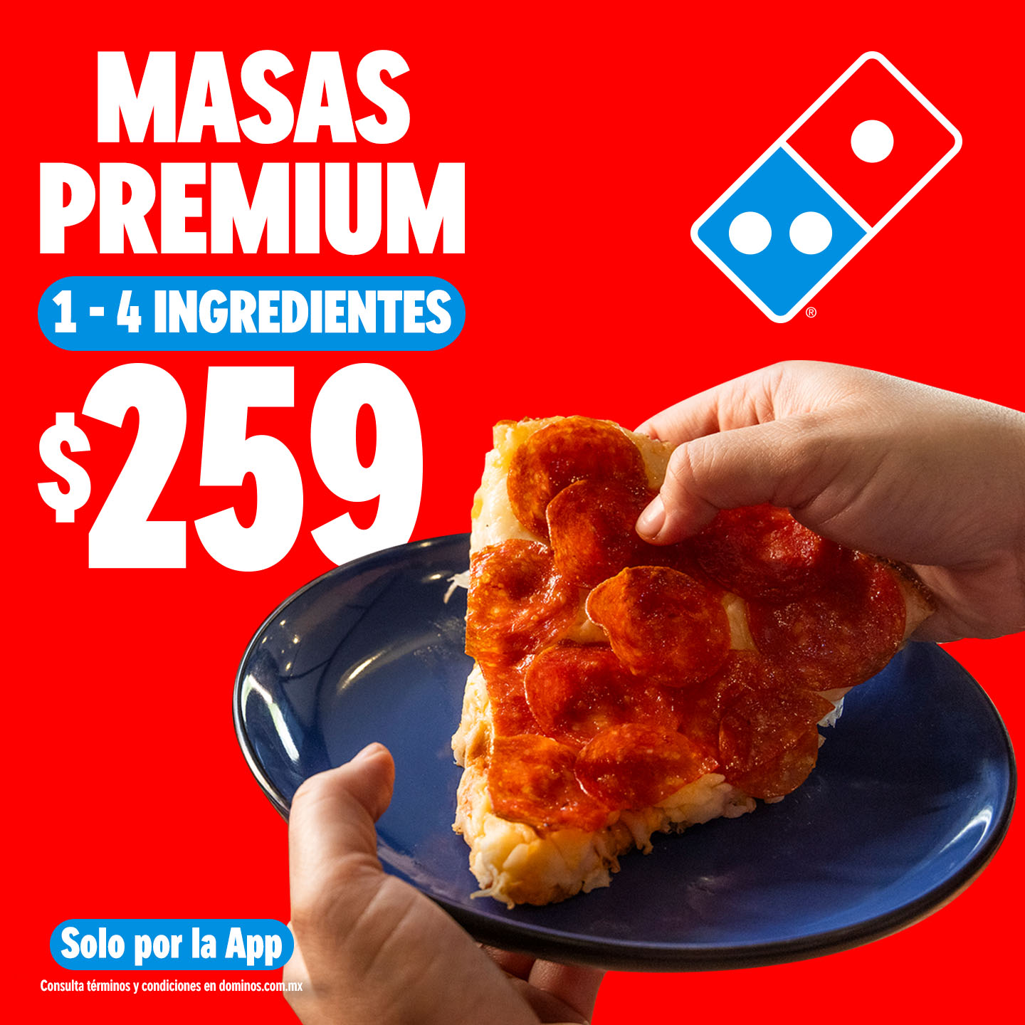 Domino's Mx Facebook ad