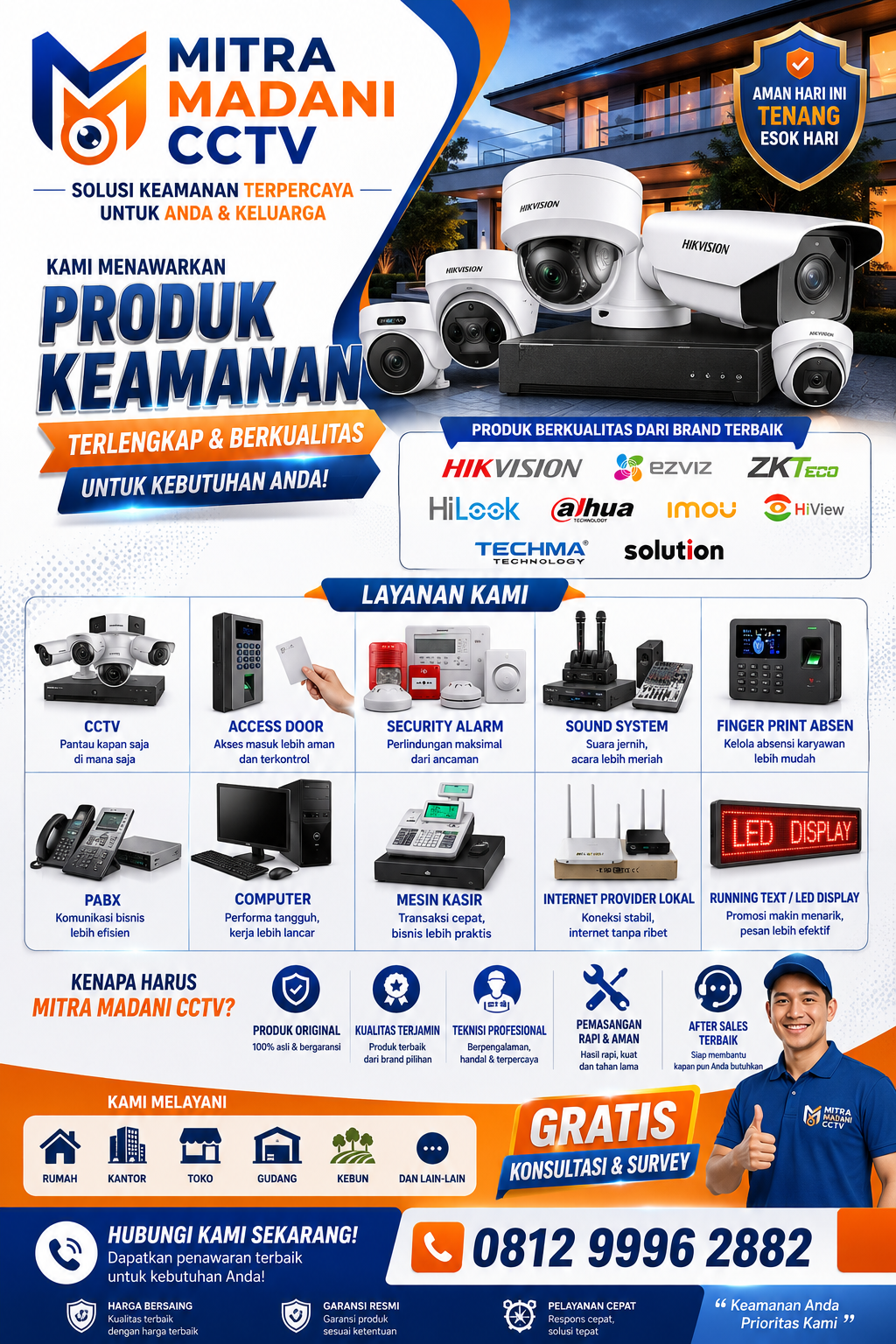 Mitra Madani Cctv Facebook ad: PROMO SPESIAL PEMASANGAN CCTV TERIMA BERES!