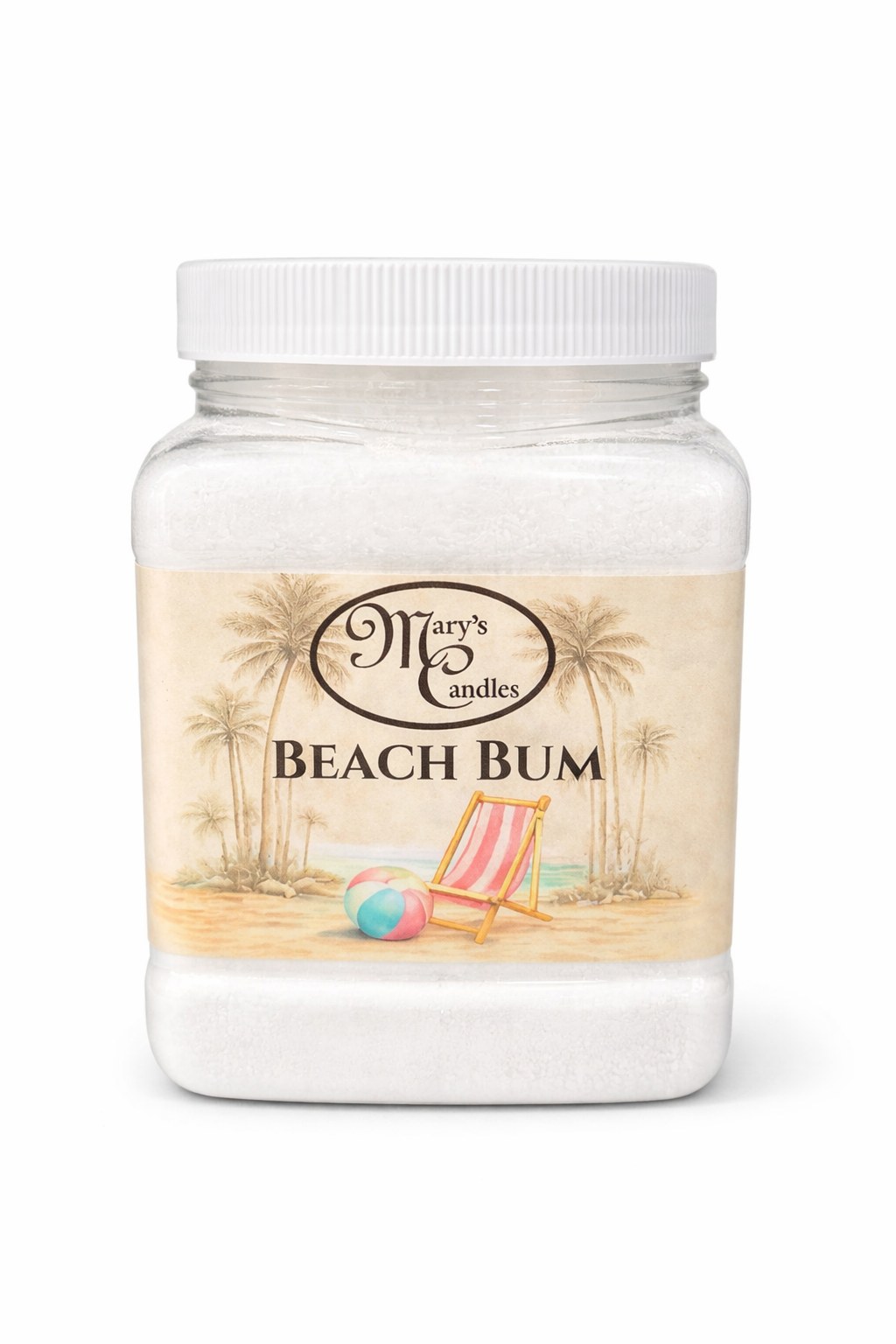 Mary's Candles, Inc. Facebook ad: Sun, sand, and laundry that actually smells like…