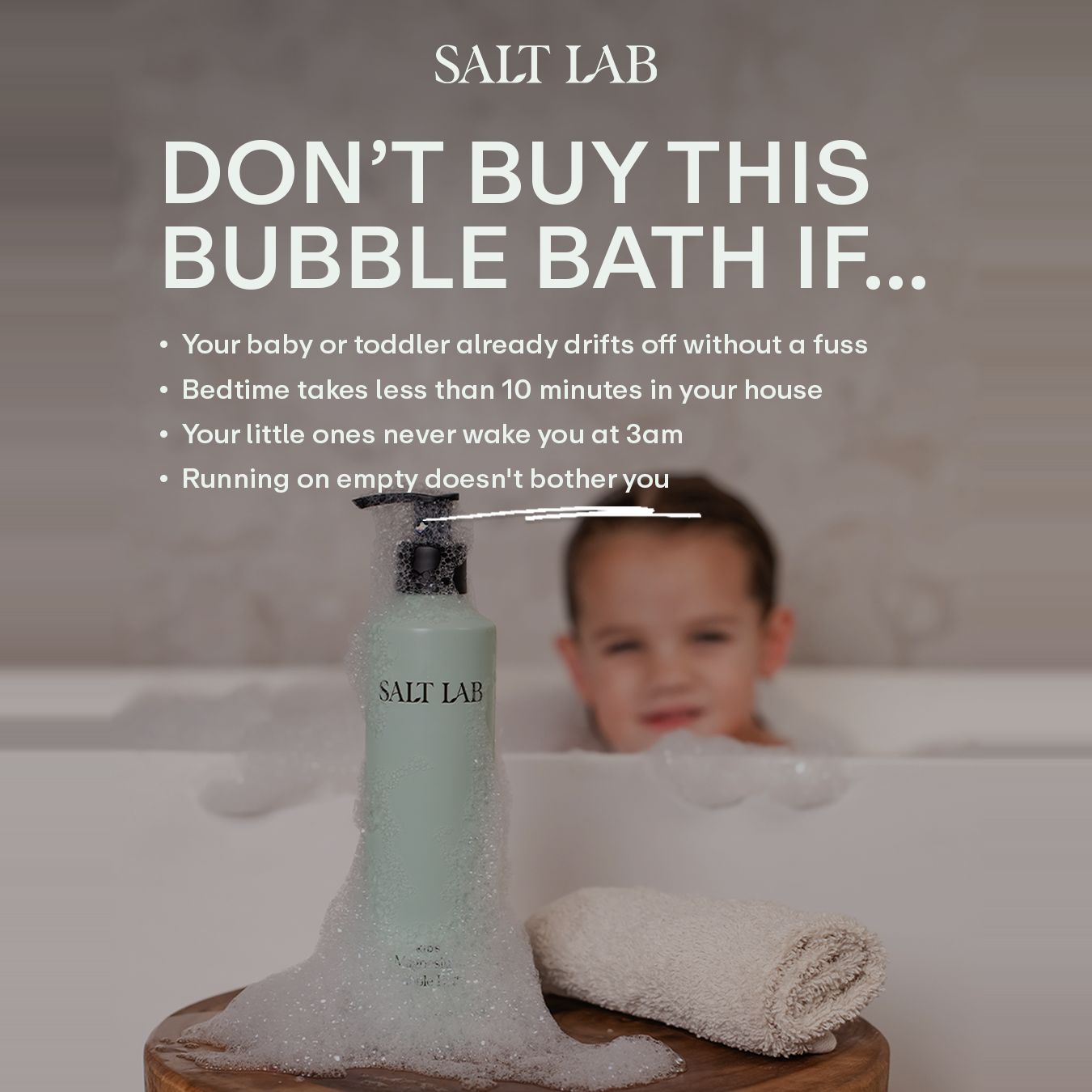 Salt Lab Facebook ad