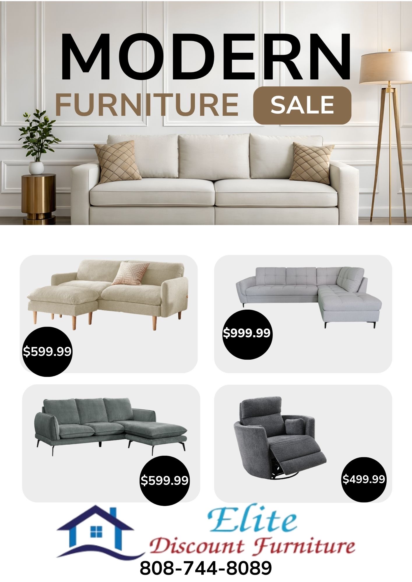 Elite Discount Furniture Facebook ad: Elite Discount Furniture Aiea, Honolulu, Kaneohe HI