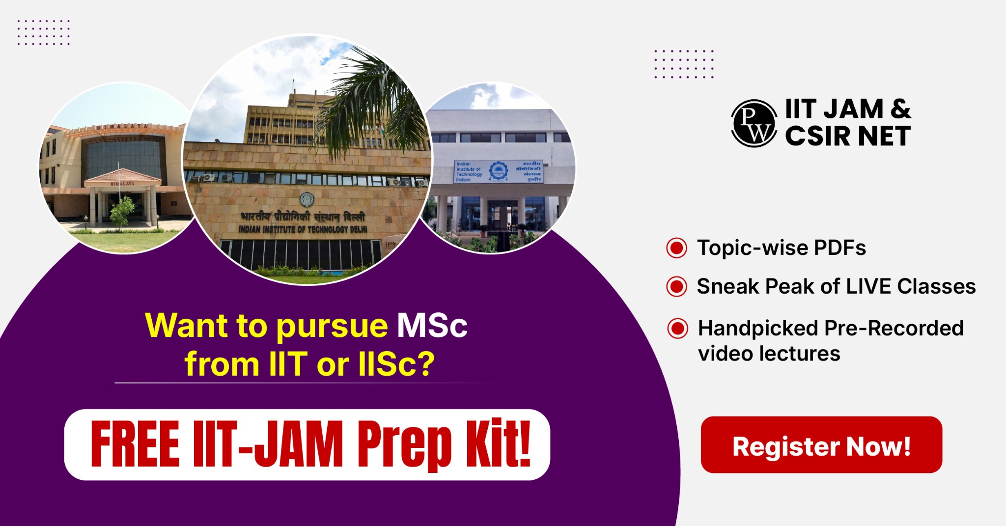 PW IIT JAM & CSIR NET by PhysicsWallah Facebook ad