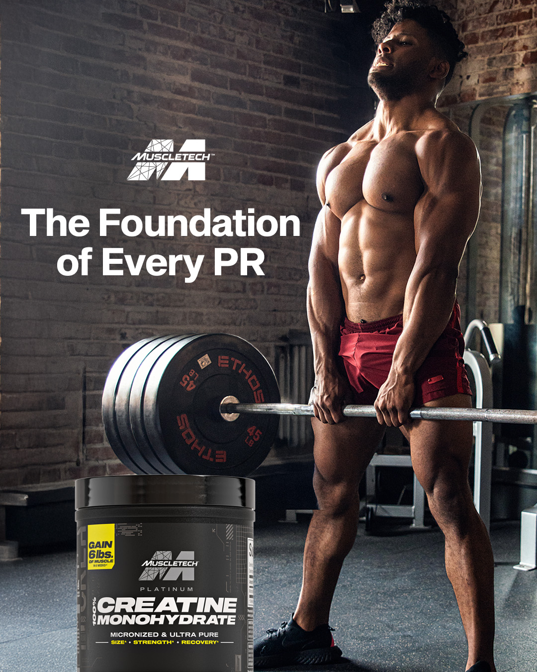 MuscleTech Facebook ad