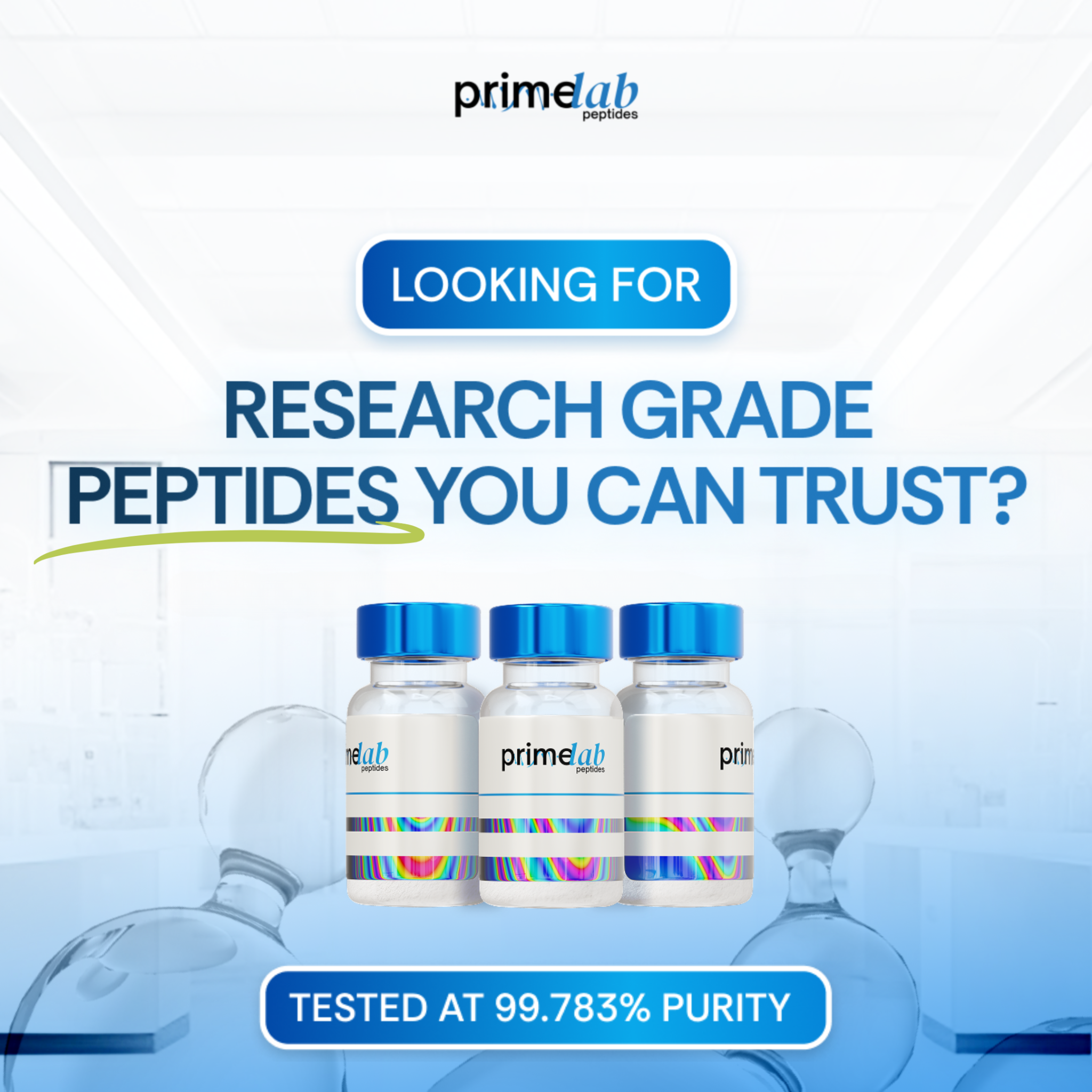 Prime Lab Peptides Facebook ad