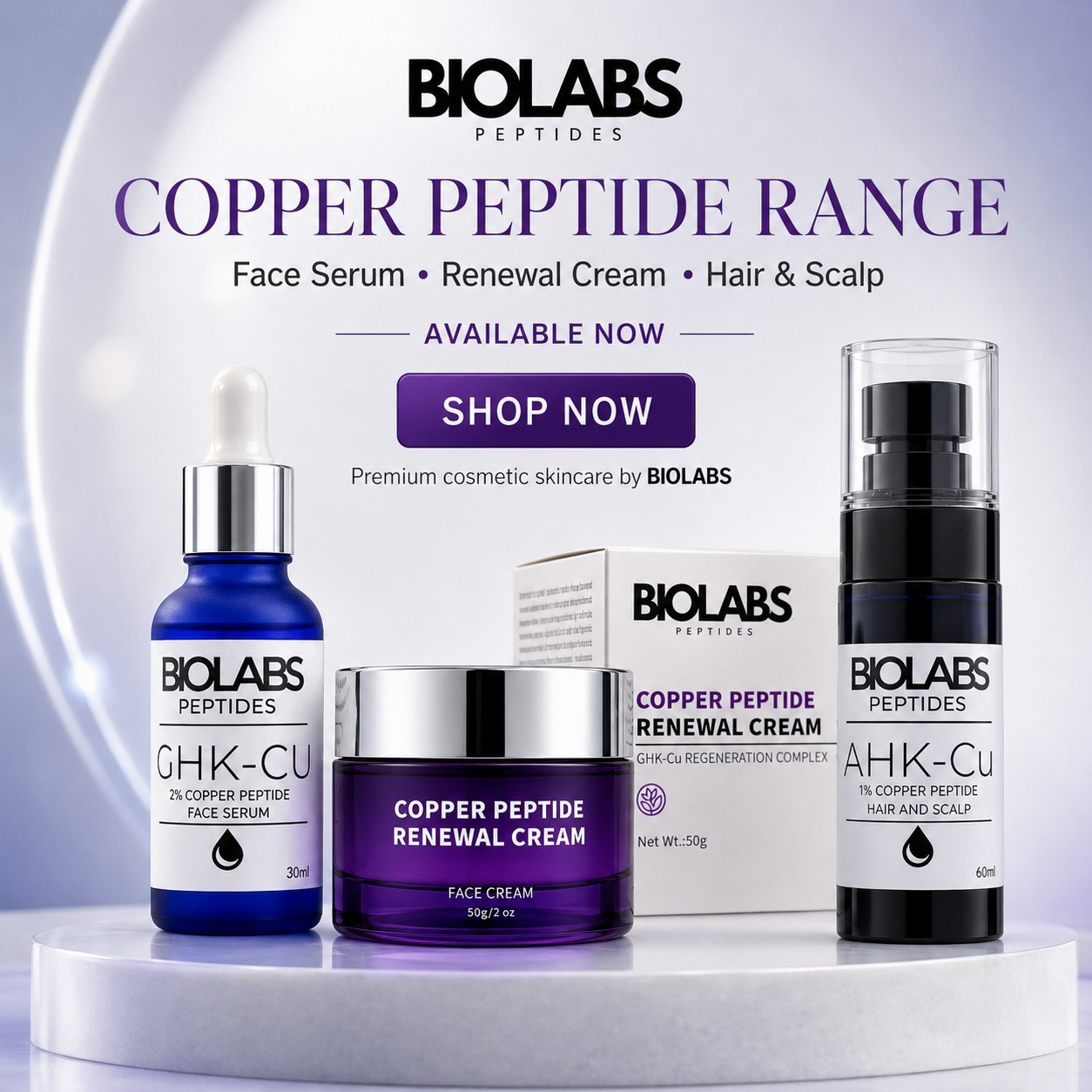 Biolabs Peptides SA Facebook ad