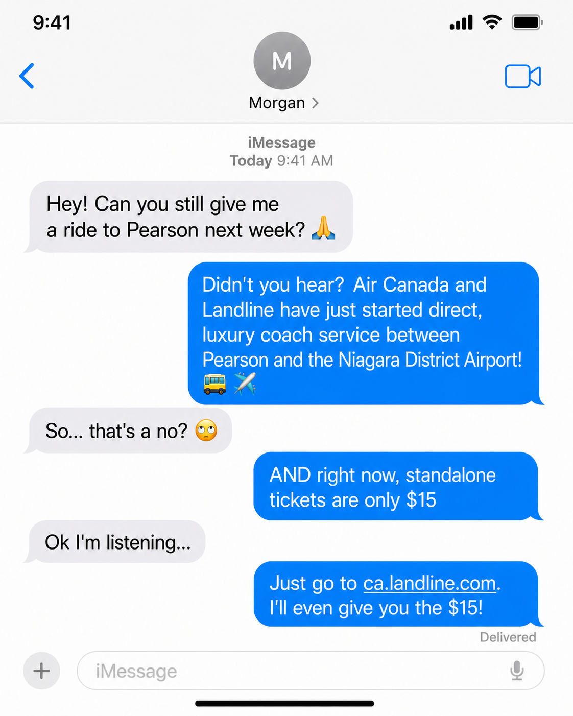 The Landline Company Facebook ad