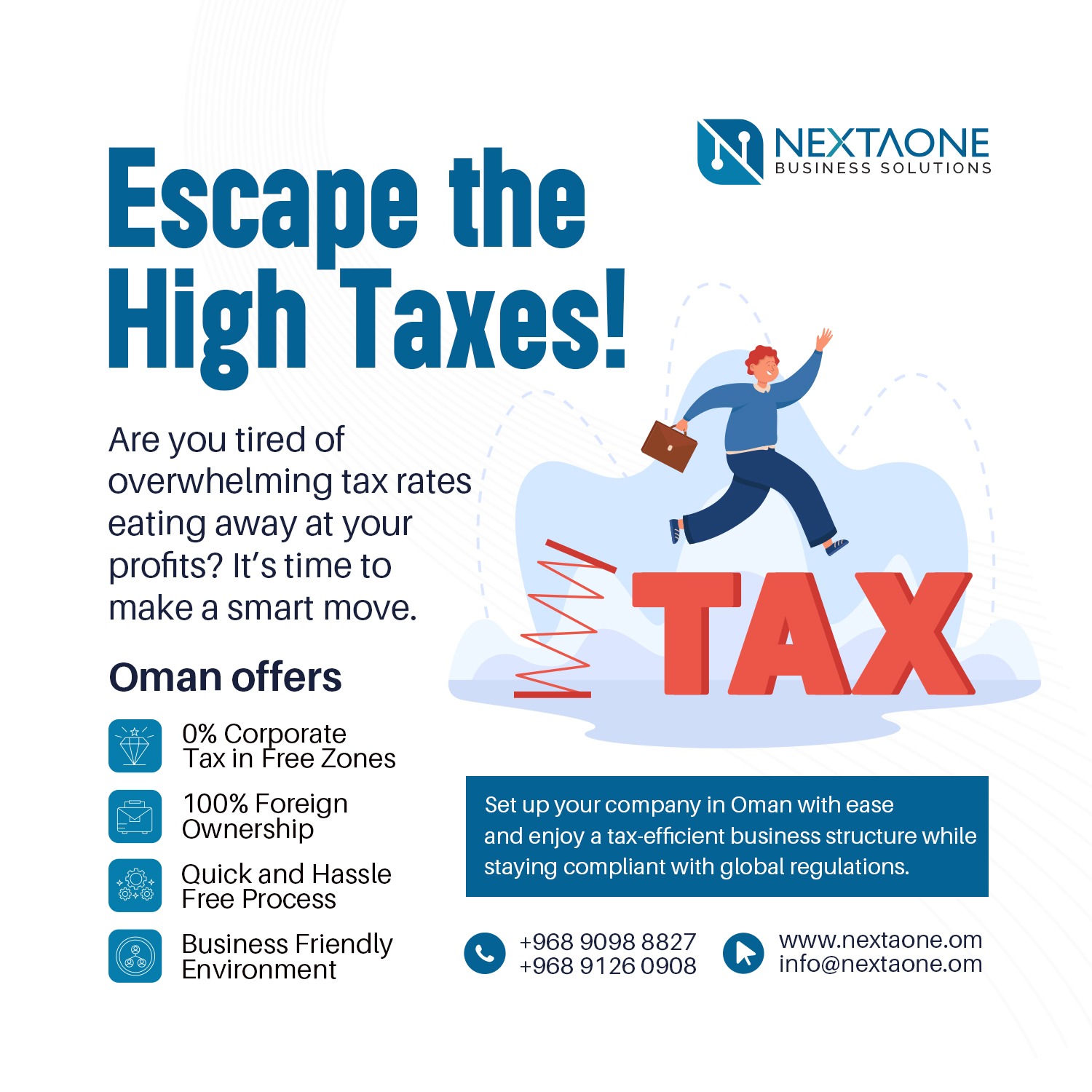 NextaOne Business Solution Facebook ad: Get a FREE Consultation
