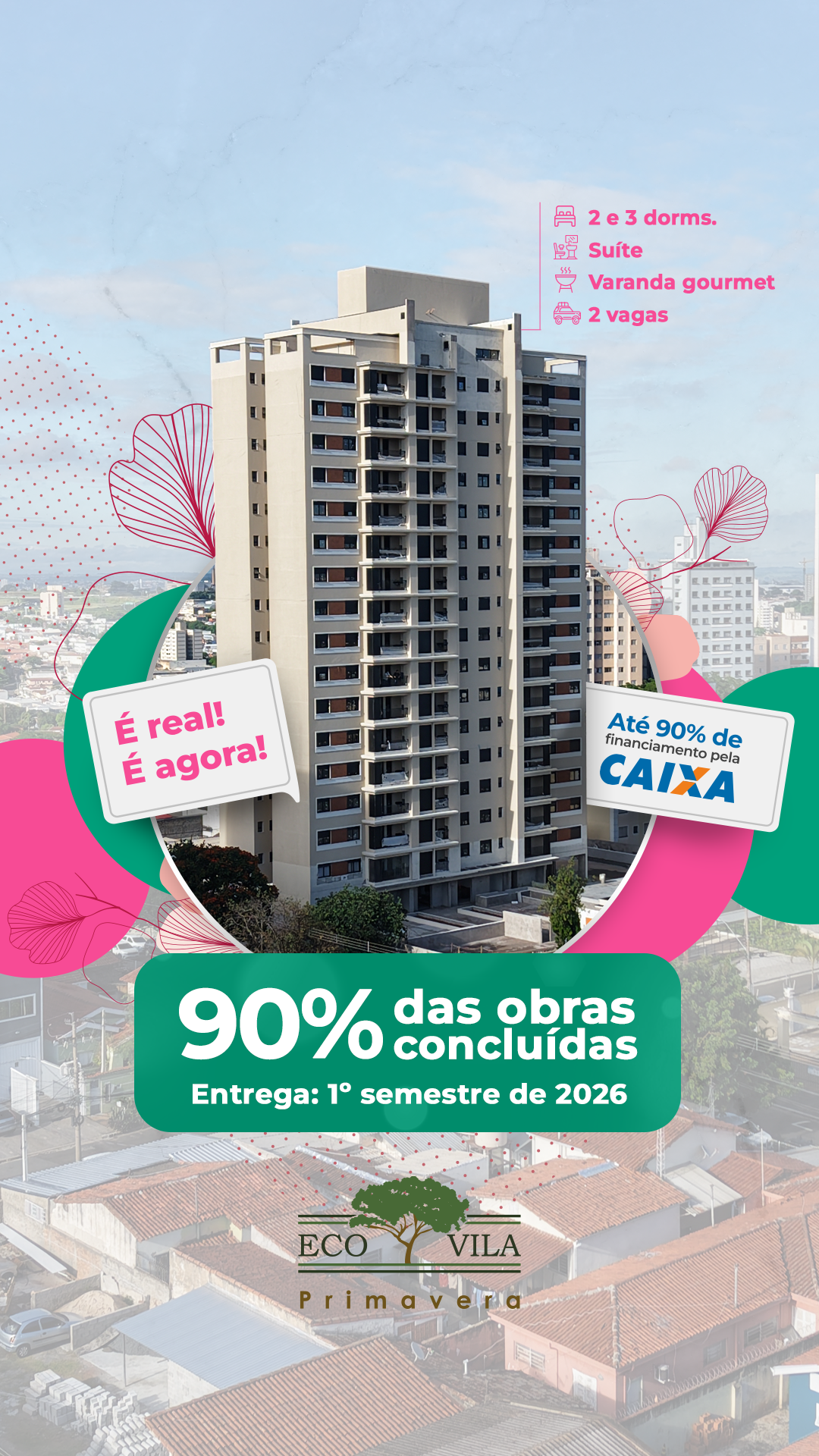 Eco Vila Primavera Facebook ad from Mar 18, 2026