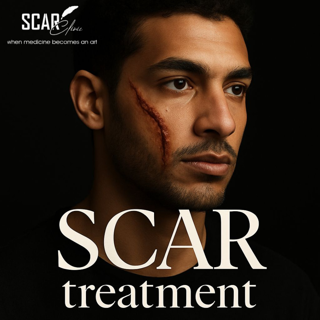 Scar Clinic Facebook ad: Every scar tells a story… but not every…