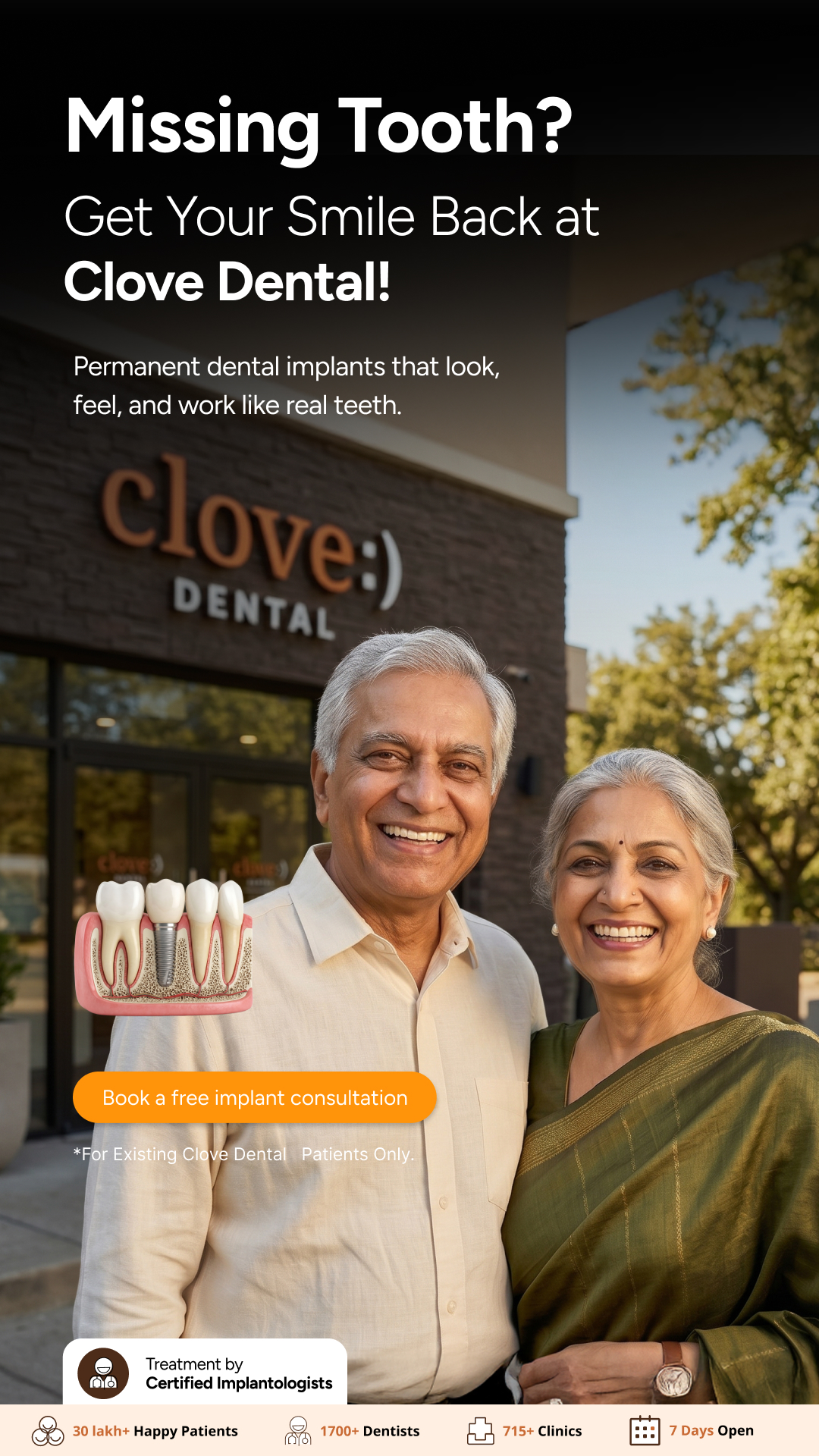 Clove Dental Facebook ad