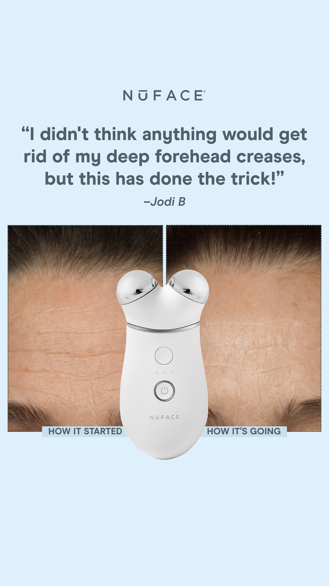 NuFACE Facebook ad