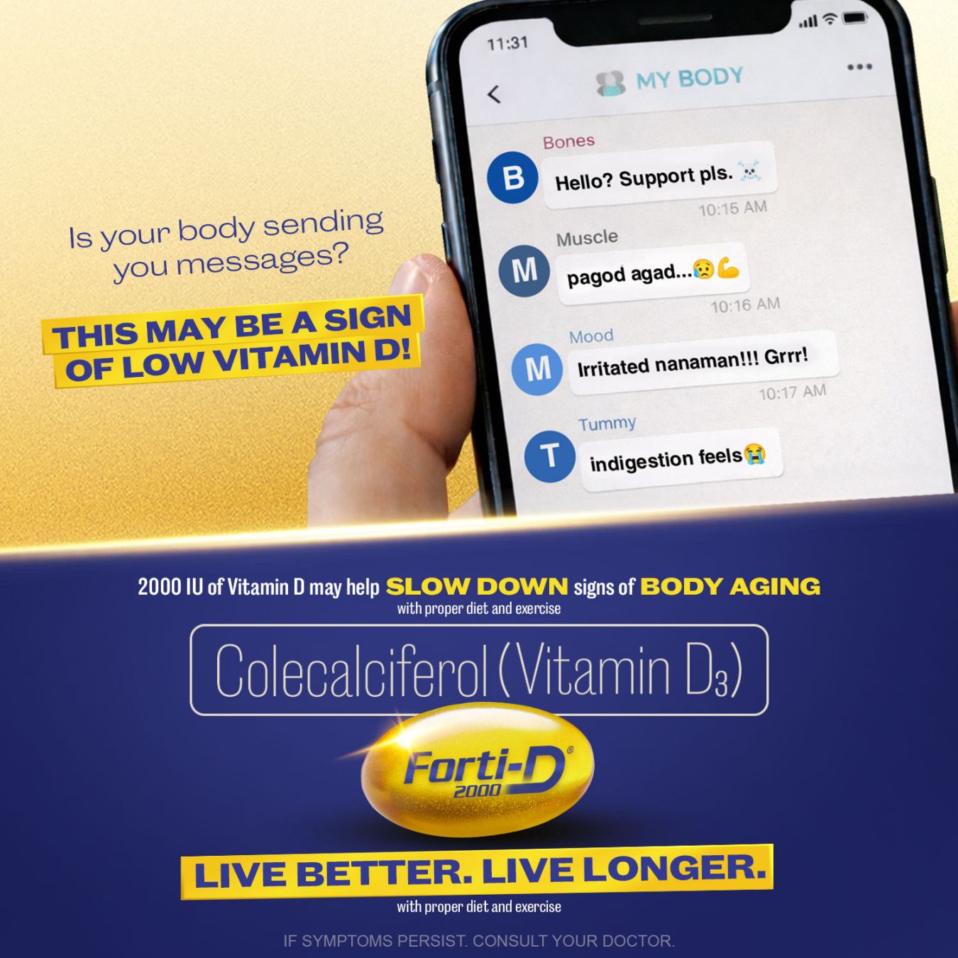 Forti-D Facebook ad