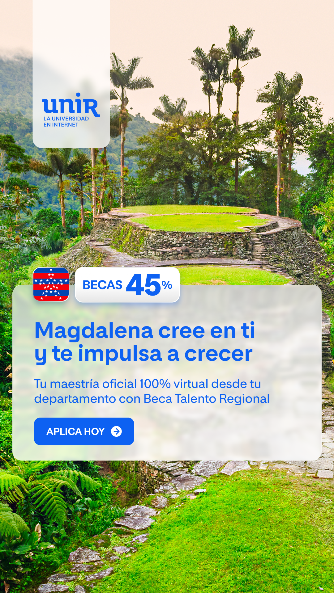 UNIR - La Universidad Internacional de La Rioja en Colombia Facebook ad