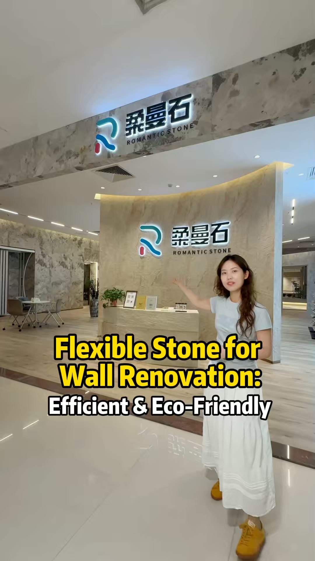 Romanticflexistone-cn Facebook ad: Flexible Stone Renovation: Efficient & Eco-Friendly