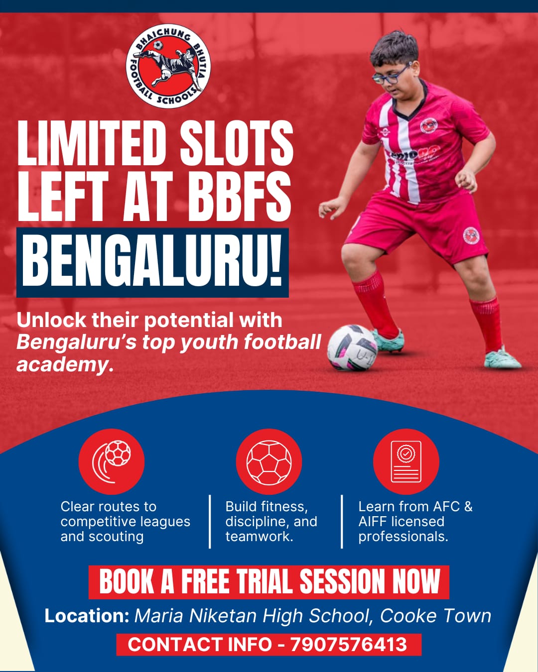 BBFS Facebook ad: Limited Slots Left at BBFS Bengaluru!