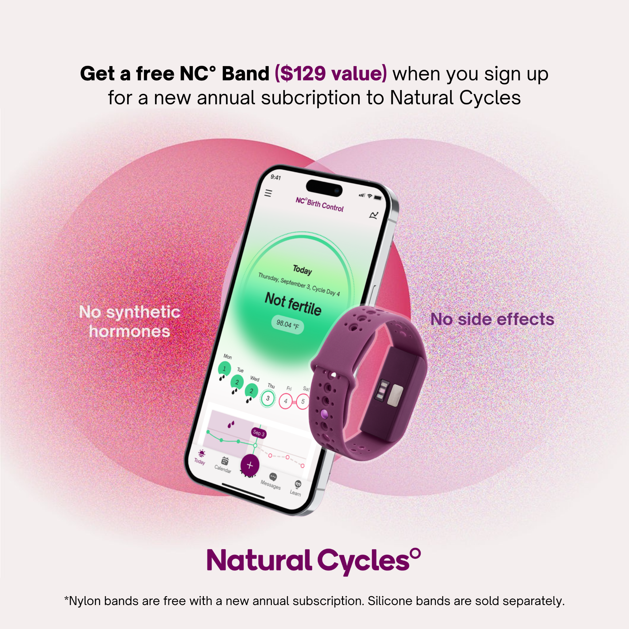 Natural Cycles Facebook ad