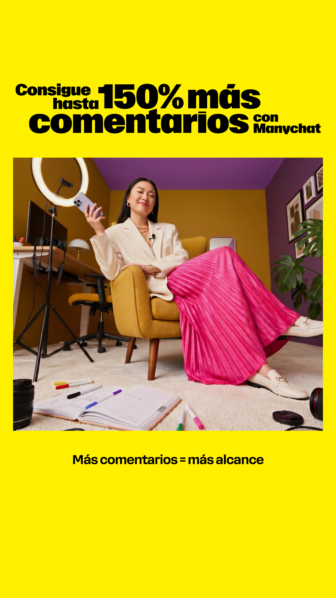 Manychat Facebook ad