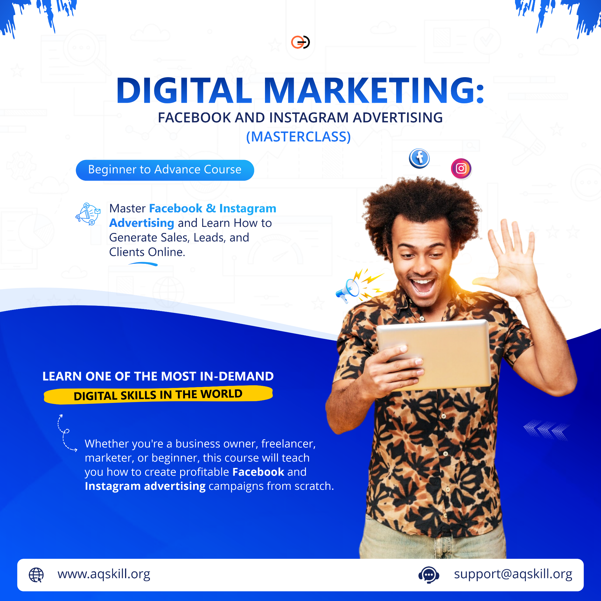 AQskill Facebook ad