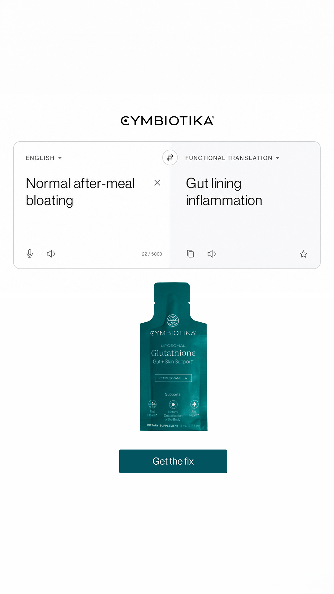 Cymbiotika Facebook ad