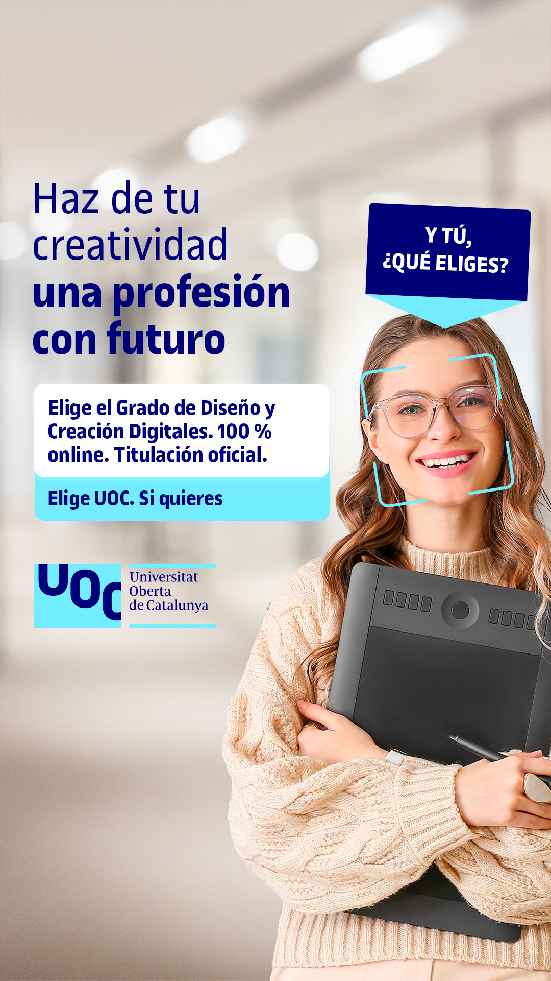 Universitat Oberta de Catalunya (UOC) Facebook ad
