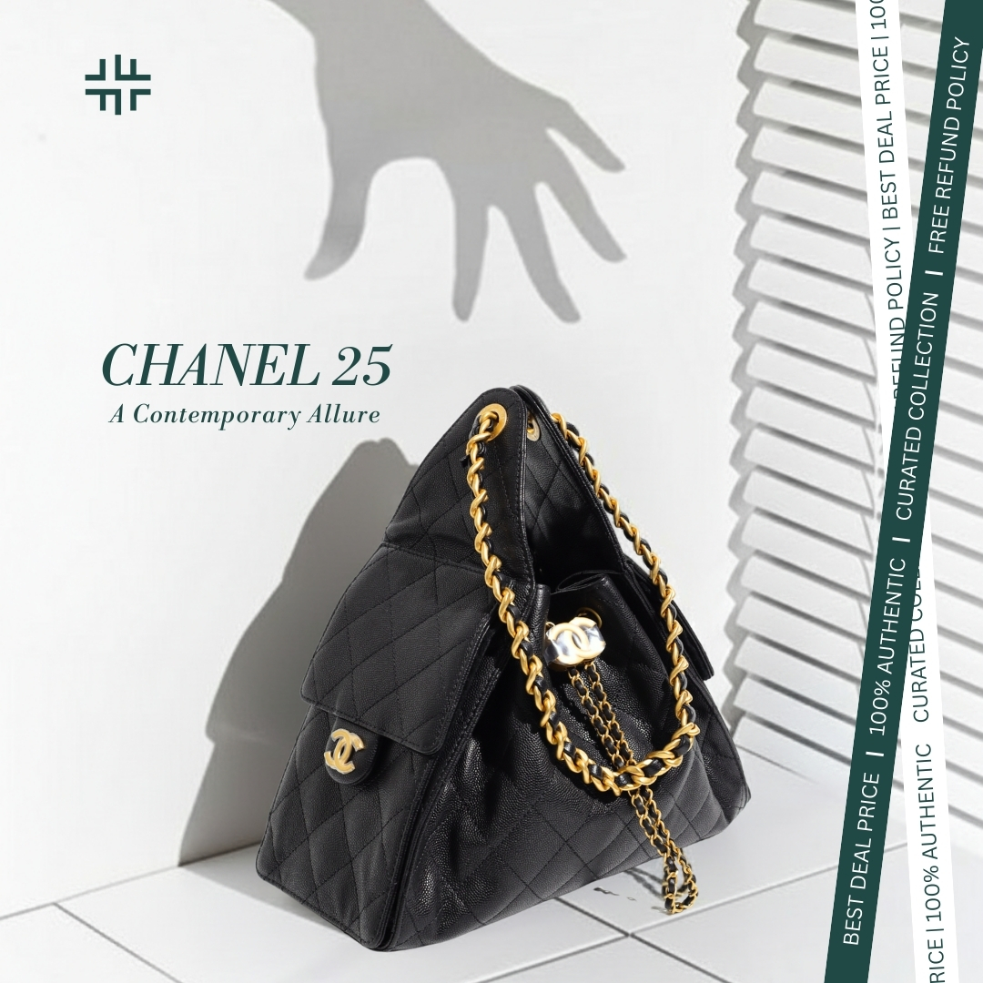Fashion Forth Facebook ad: The Chanel 25: wanted by all, carried by…