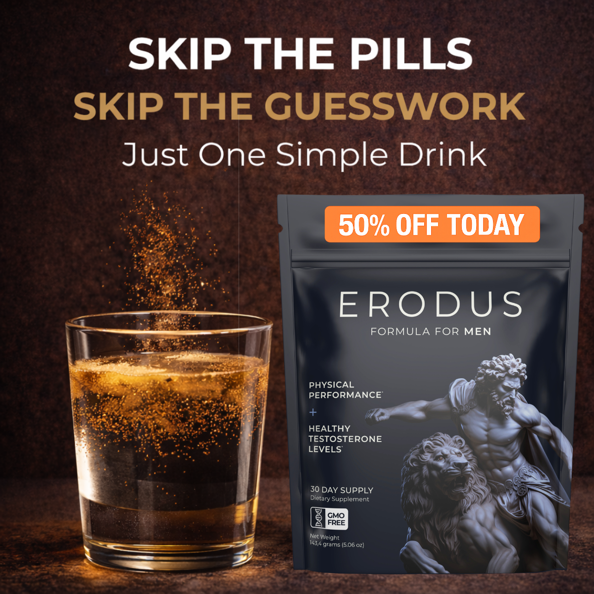 Erodus Formula For Men Facebook ad