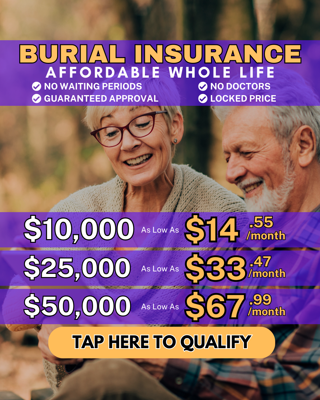 Easy Final Expense Facebook ad