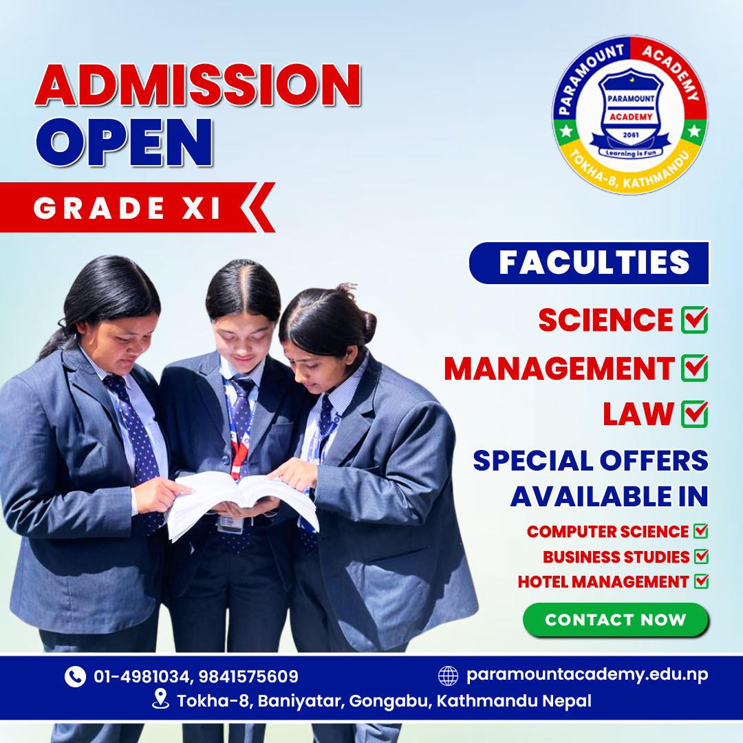 Paramount Academy Facebook ad: Admissions Open 2083!