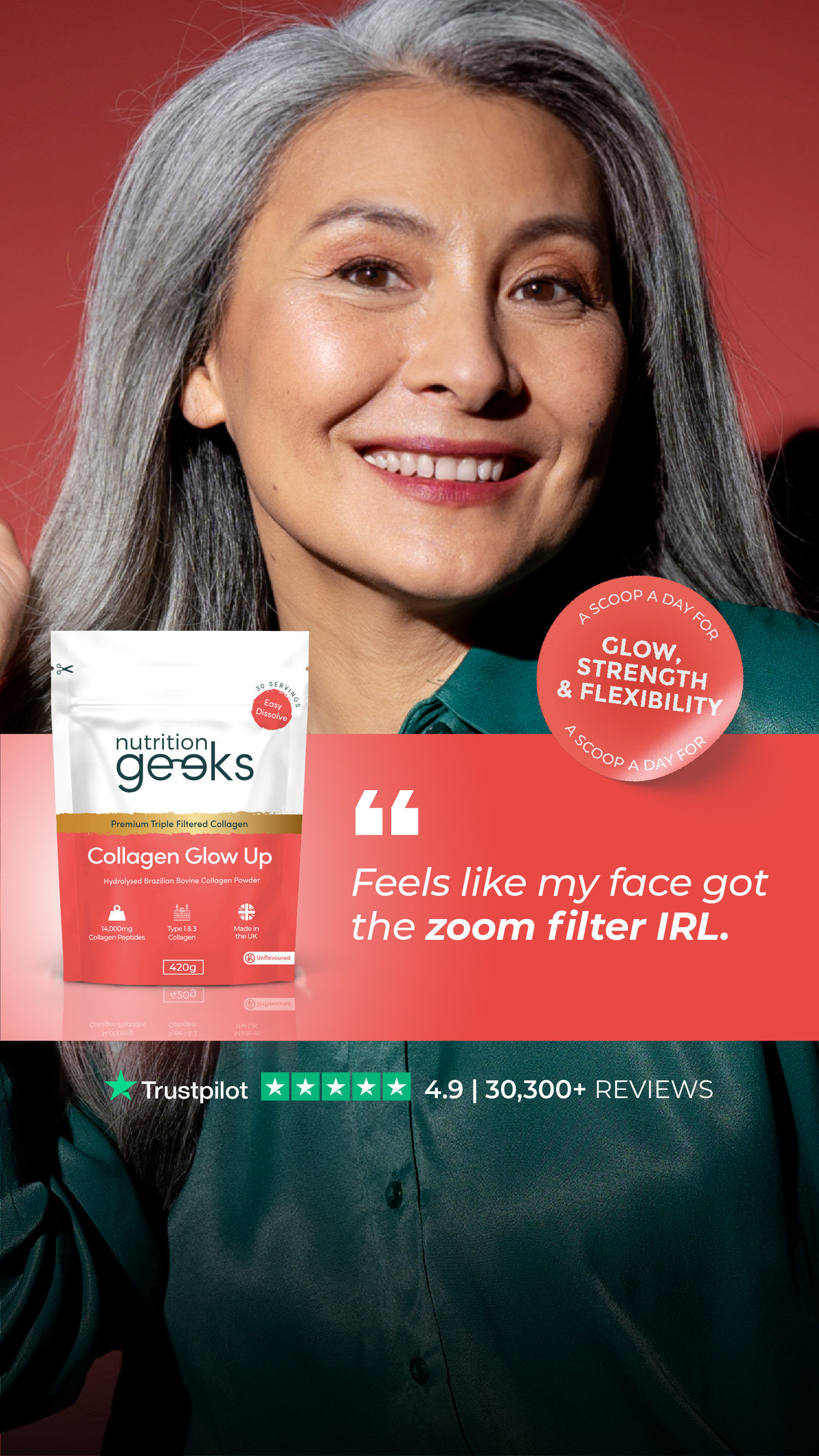 Nutrition Geeks Facebook ad