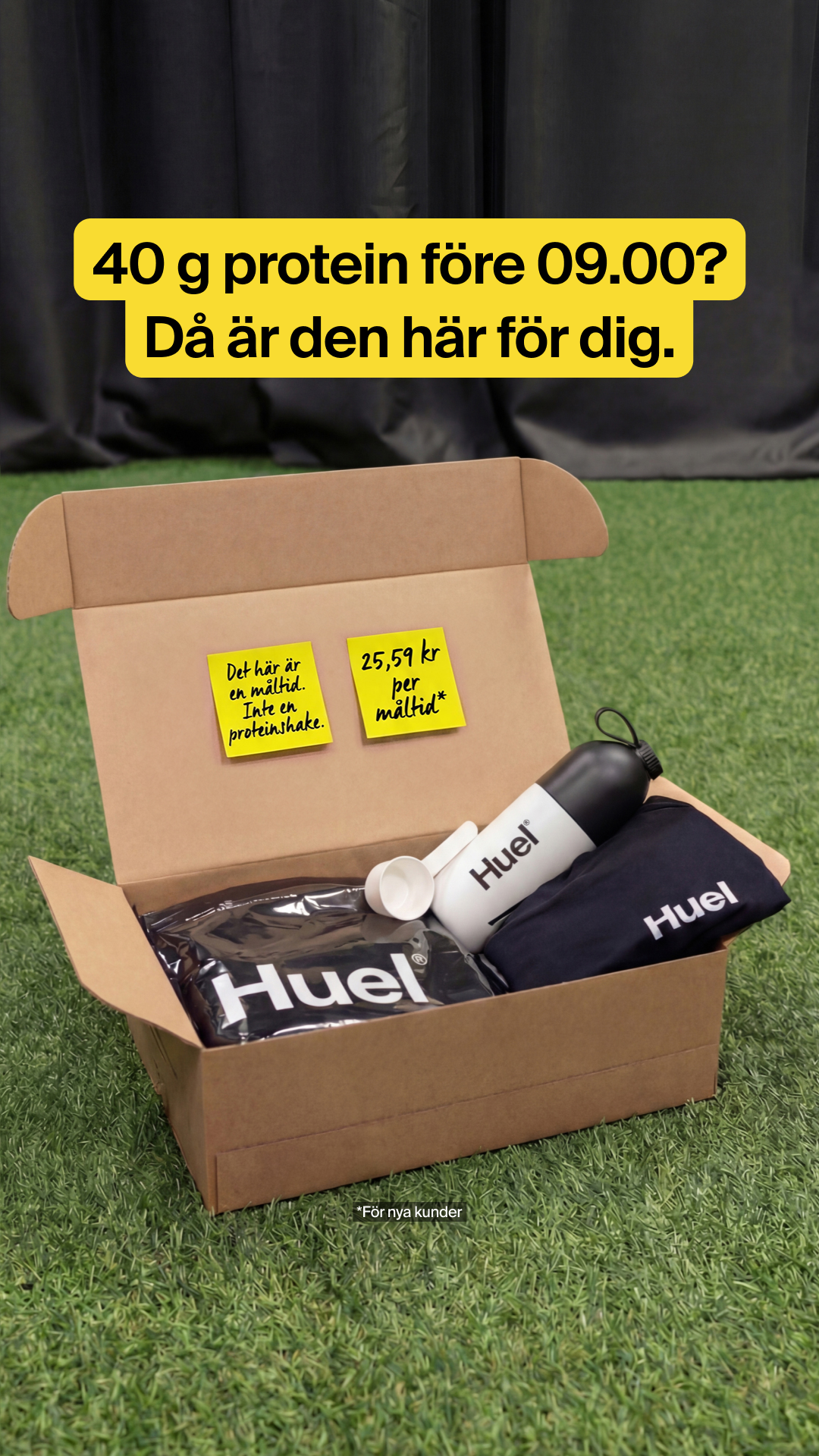 Huel Facebook ad