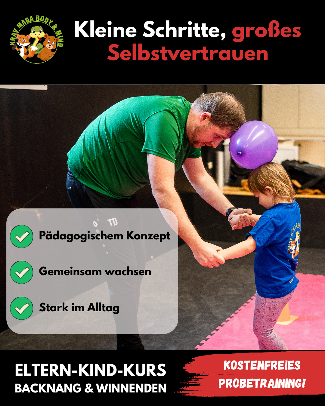 Body and Mind Akademie im Rems Murr Kreis und Kirchheim unter Teck Facebook ad
