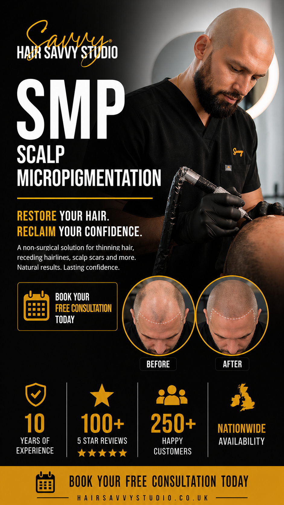 Hair Savvy Studio Facebook ad