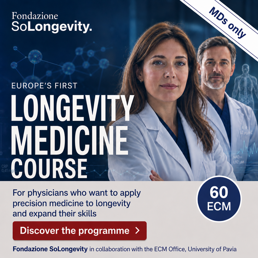 SoLongevity - Longevità Scienza e Salute Facebook ad: Train with a multidisciplinary faculty of university…