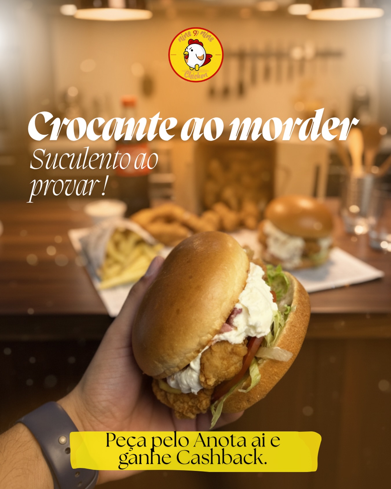 99 Chicken Facebook ad: 99 Chicken | Delivery em Amparo | Pedido online