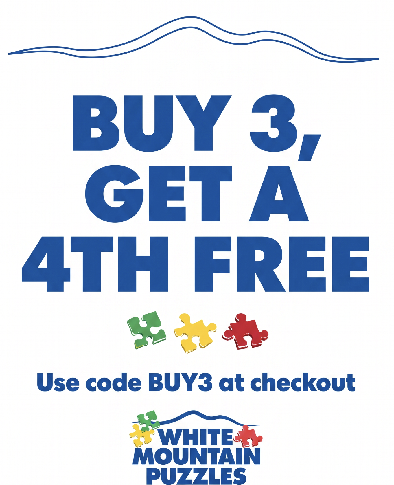 White Mountain Puzzles Facebook ad
