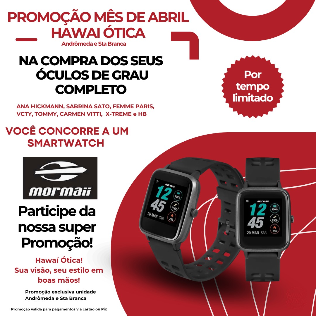 HAWAI ÓTICA Facebook ad: Fale conosco!