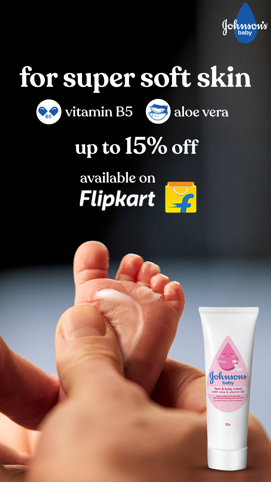 JOHNSON'S baby Facebook ad