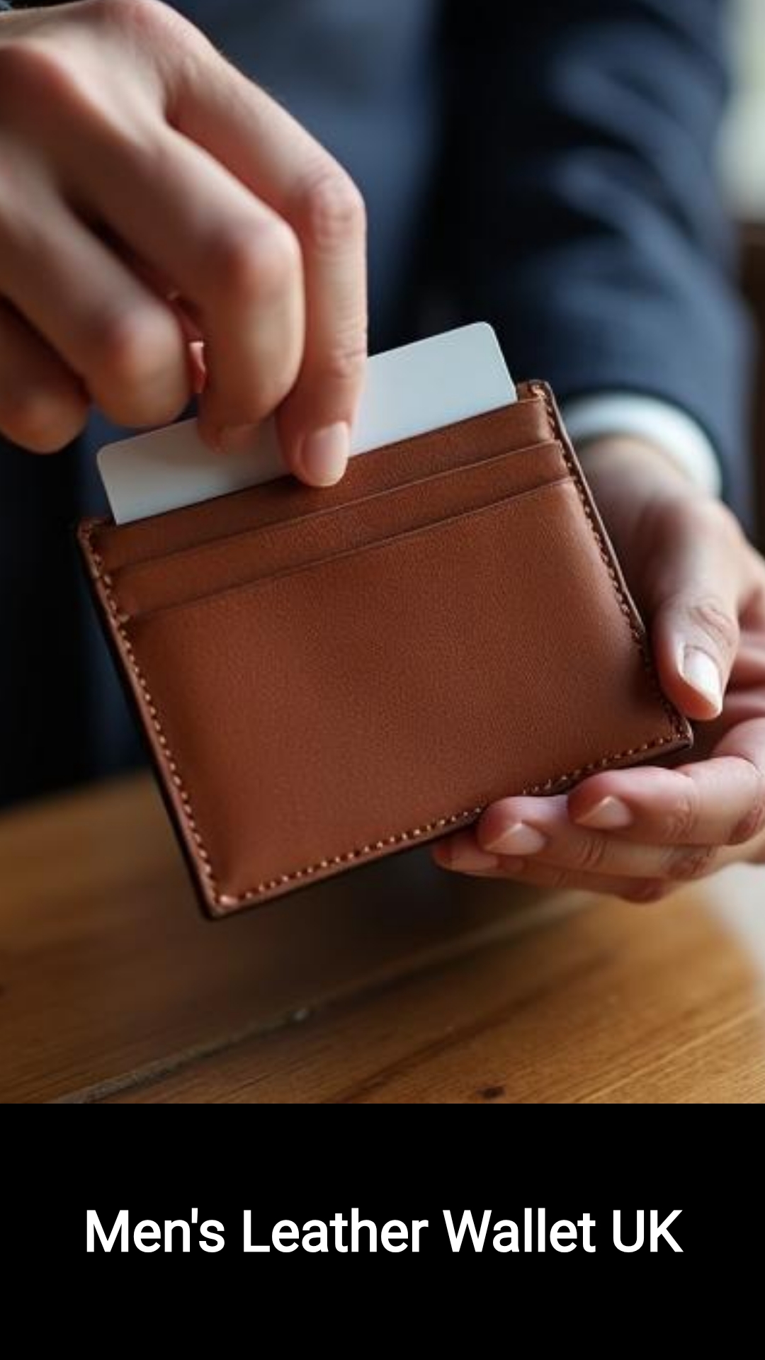 TrendingResults Flashing Facebook ad: Men's Leather Wallet UK.