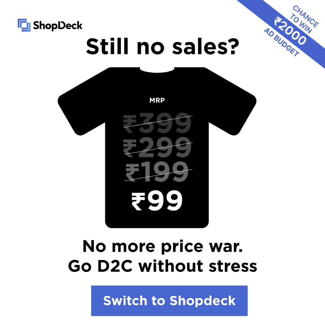 ShopDeck Facebook ad