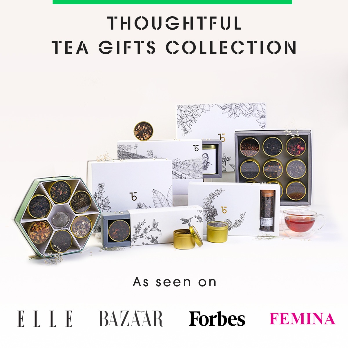 Teabox Facebook ad: Gifts that are thoughtful, creative & one of…