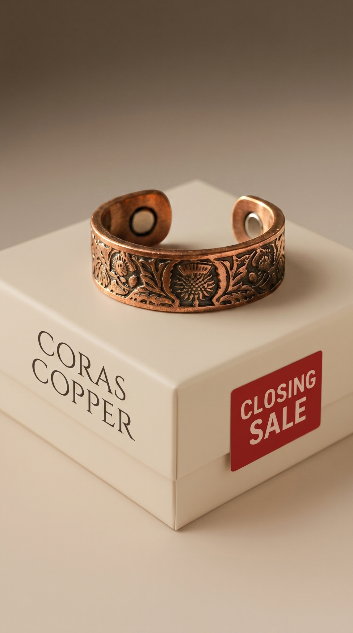 Cora's Copper Jewelry Facebook ad