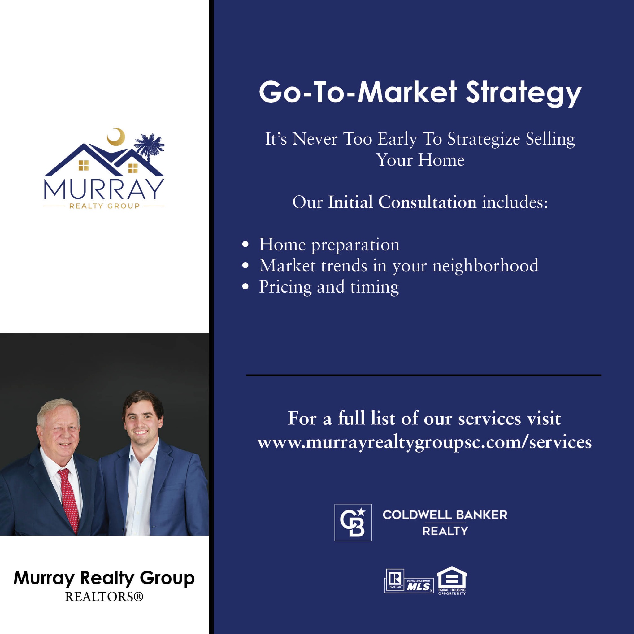 Murray Realty Group Facebook ad: Message or Call (803) 260-1818 | (803) 667-2399