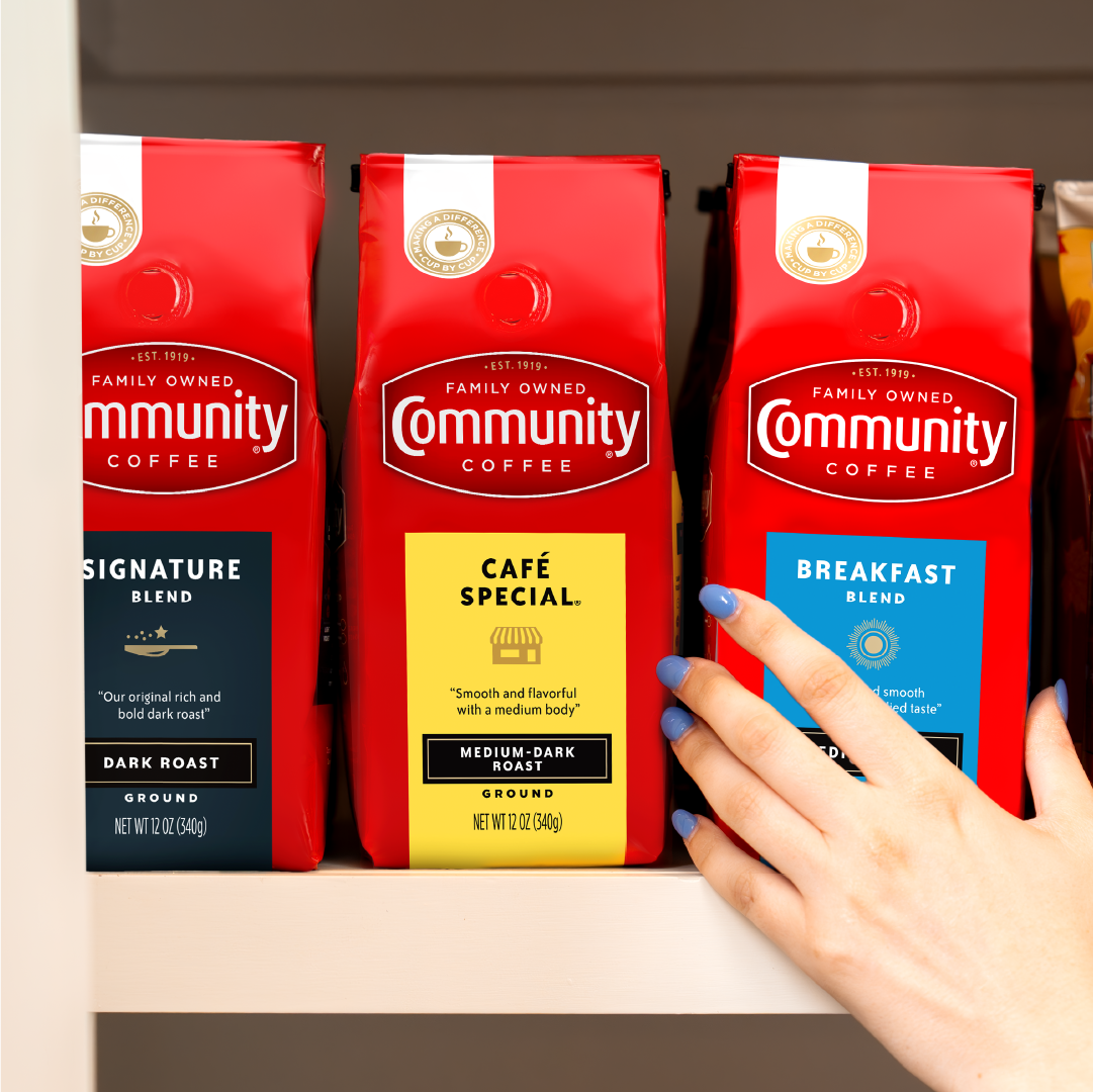 Community Coffee Facebook ad
