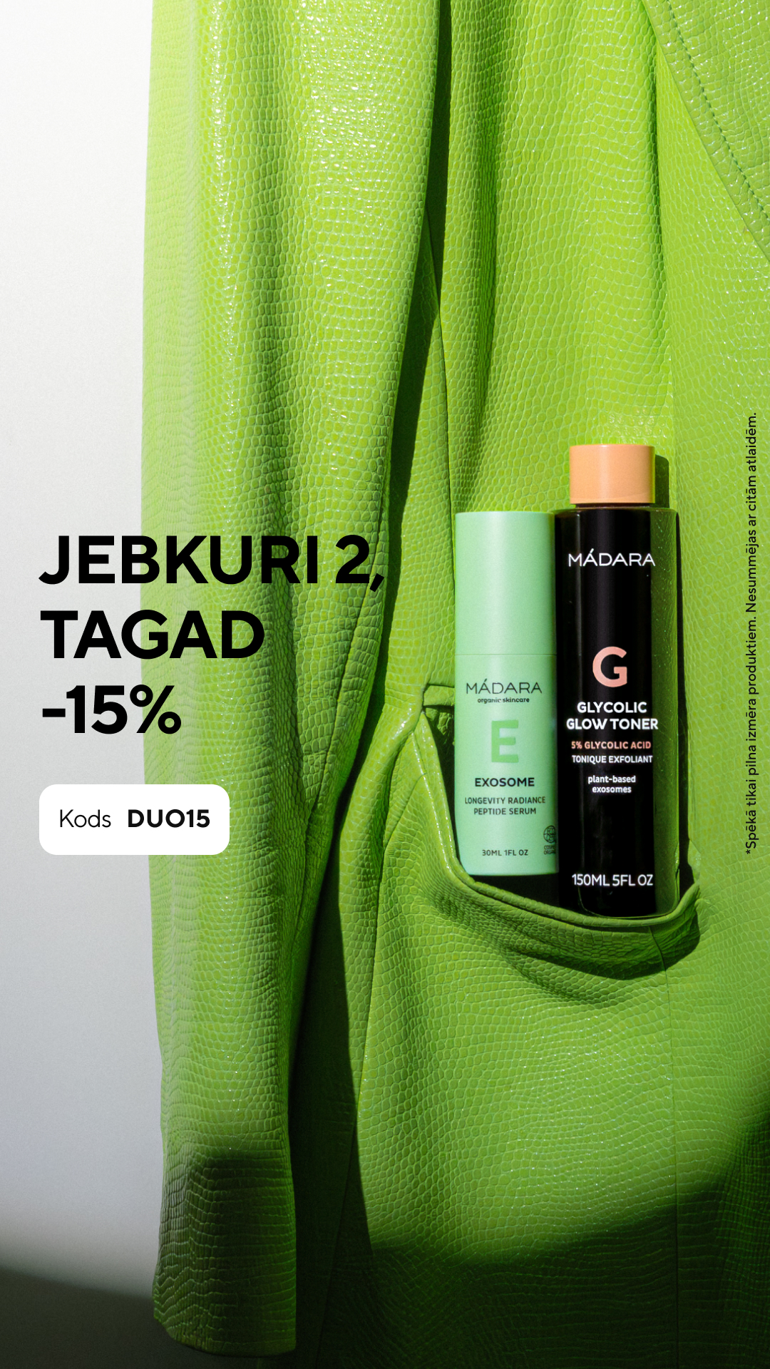 Mádara Organic Skincare Facebook ad