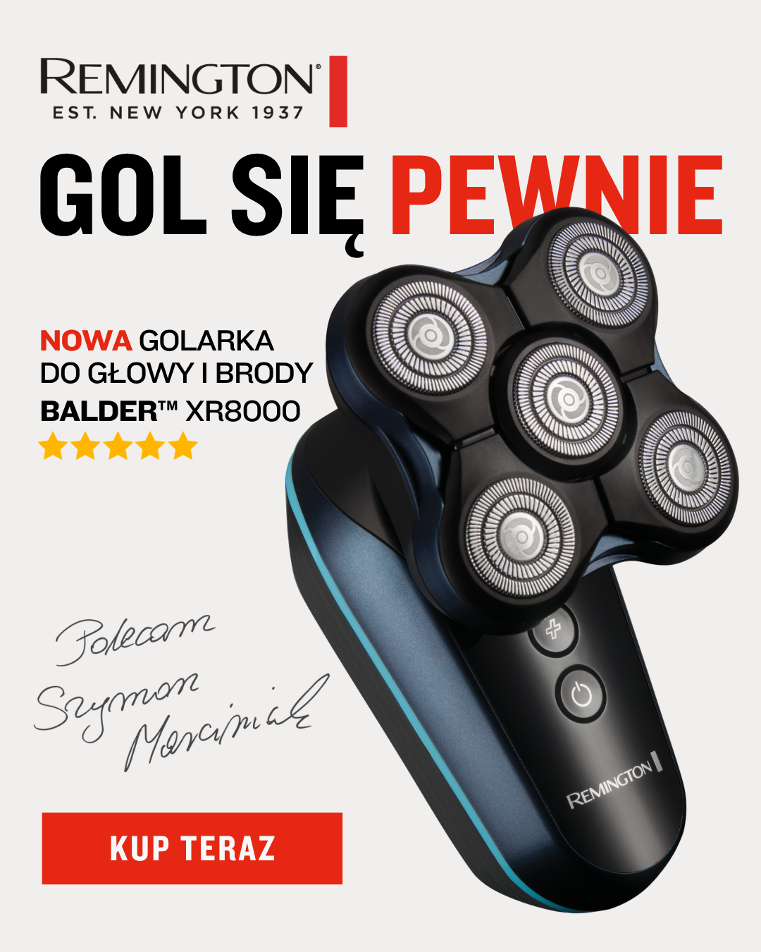 Remington dla Mężczyzn Facebook ad