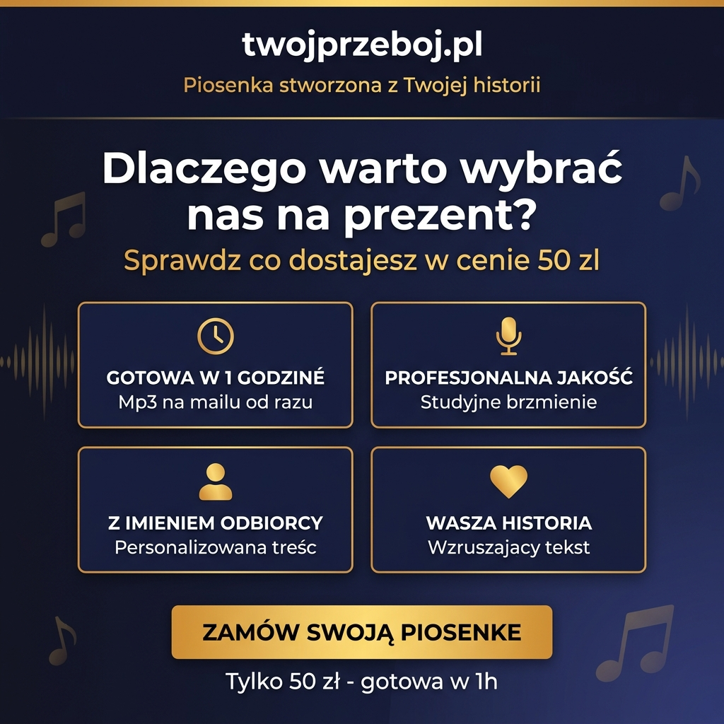 TwojPrzeboj.pl - Piosenka na Prezent Facebook ad
