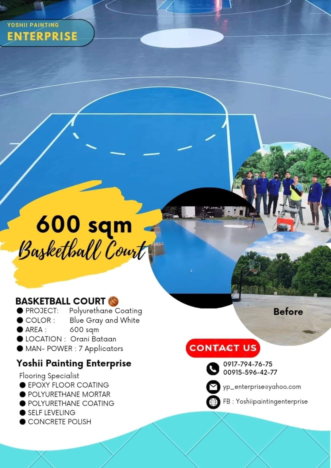 Yoshii Painting Enterprise Facebook ad: PROJECT DONE