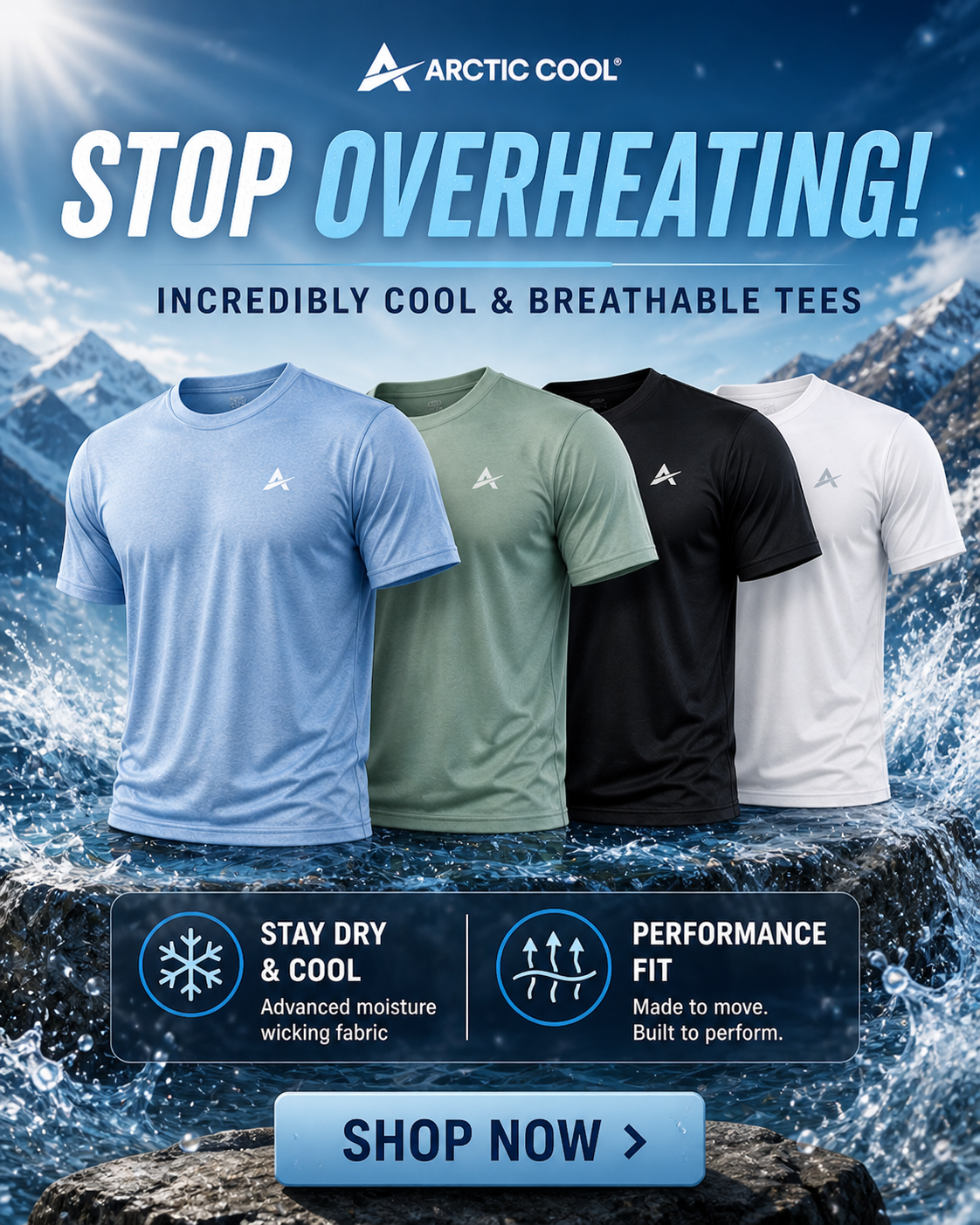Arctic Cool Facebook ad
